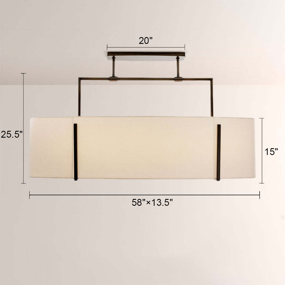 Presley Linen Chandelier