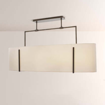 Primo Fabric Linear Chandelier-Fullstarlighting
