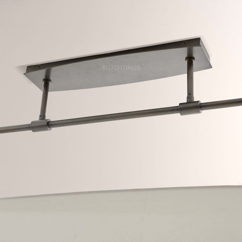 Primo Fabric Linear Chandelier-Fullstarlighting