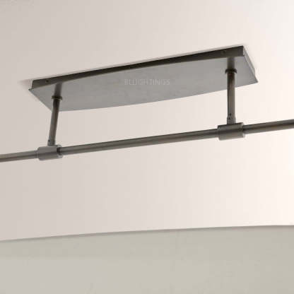 Primo Fabric Linear Chandelier-Fullstarlighting
