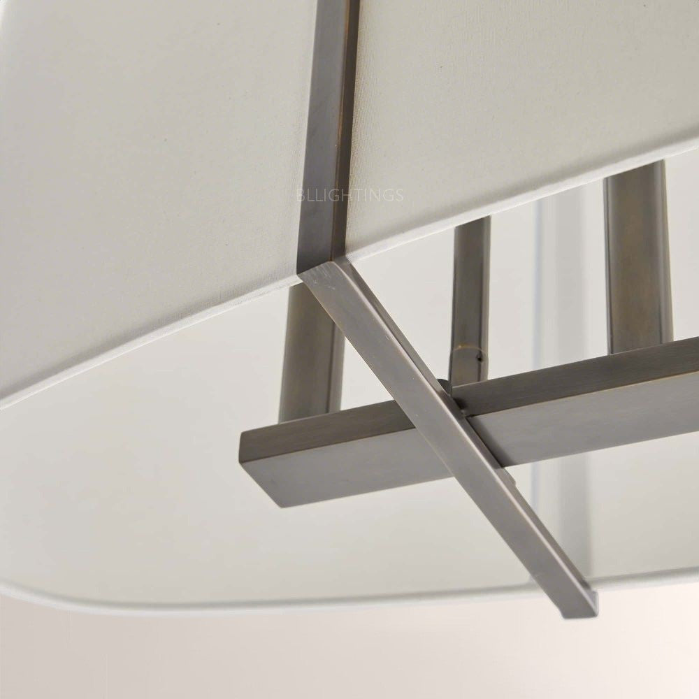 Primo Fabric Linear Chandelier-Fullstarlighting