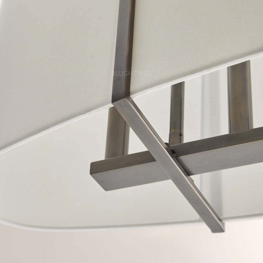 Primo Fabric Linear Chandelier-Fullstarlighting