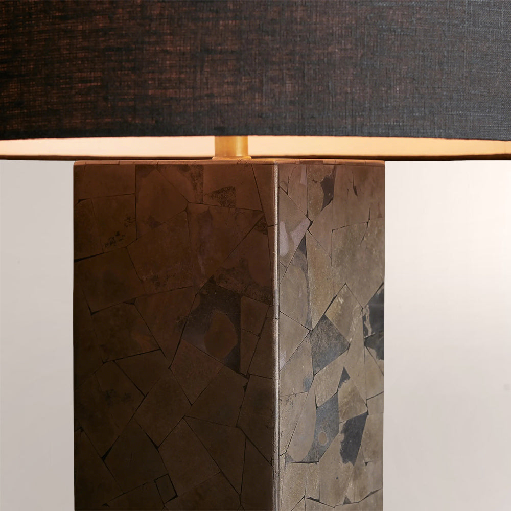 Pyrite Mosaic Table Lamp-Fullstarlighting