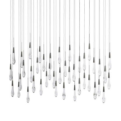 Raindrop Linear Chandelier-Fullstarlighting