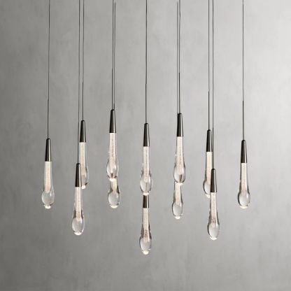 Raindrop Linear Chandelier-Fullstarlighting