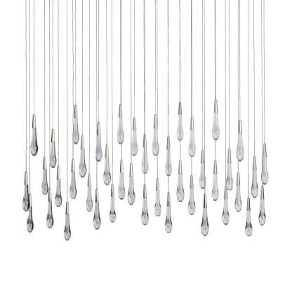 Raindrop Linear Chandelier-Fullstarlighting