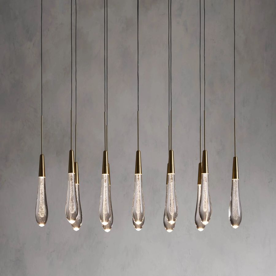 Raindrop Linear Chandelier-Fullstarlighting