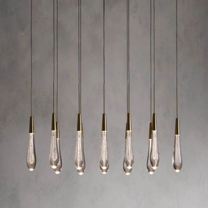 Raindrop Linear Chandelier-Fullstarlighting