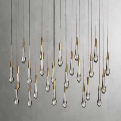Raindrop Linear Chandelier-Fullstarlighting