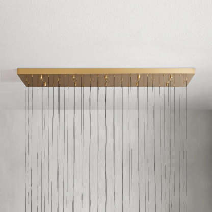 Raindrop Linear Chandelier-Fullstarlighting