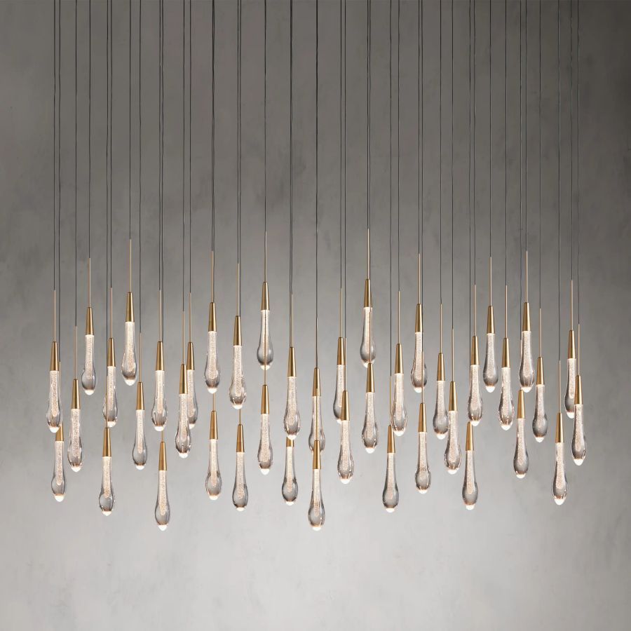 Raindrop Linear Chandelier-Fullstarlighting