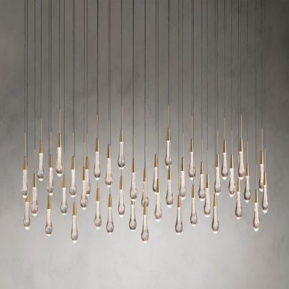 Raindrop Linear Chandelier-Fullstarlighting