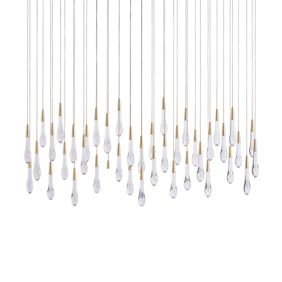 Raindrop Linear Chandelier-Fullstarlighting