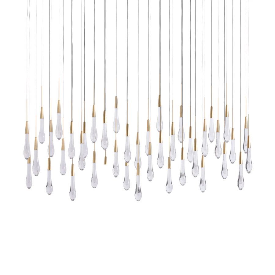Raindrop Linear Chandelier-Fullstarlighting