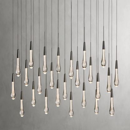 Raindrop Linear Chandelier-Fullstarlighting