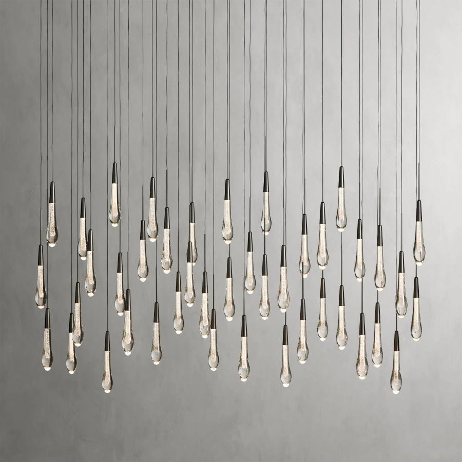 Raindrop Linear Chandelier-Fullstarlighting