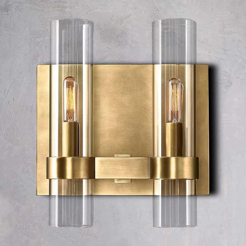 Rachel Double Sconce,Restoration Hardware,wall sconces for bedroom