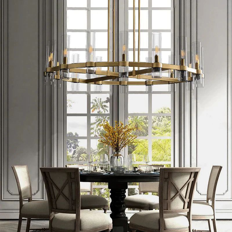 Rachel Round Chandelier 48''-Fullstarlighting