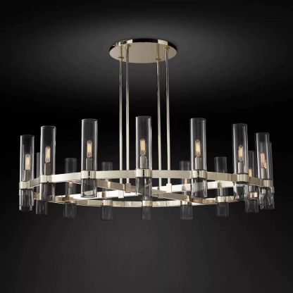 Rachel Round Chandelier 48''-Fullstarlighting