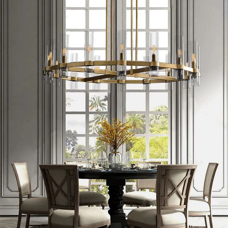 Rachel Round Chandelier 48''-Fullstarlighting