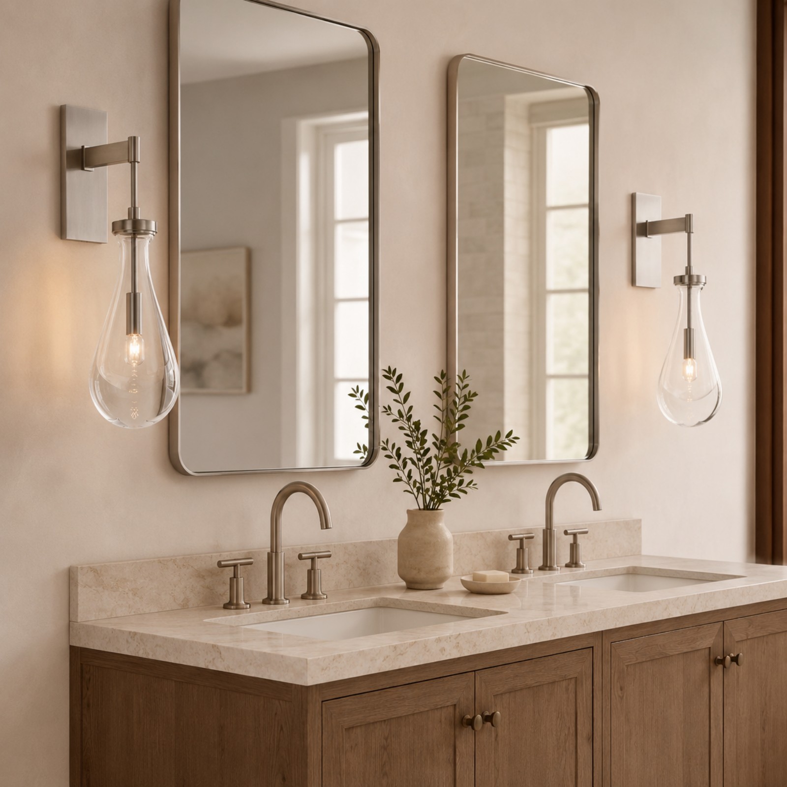 Raindrop Rod Wall Sconce