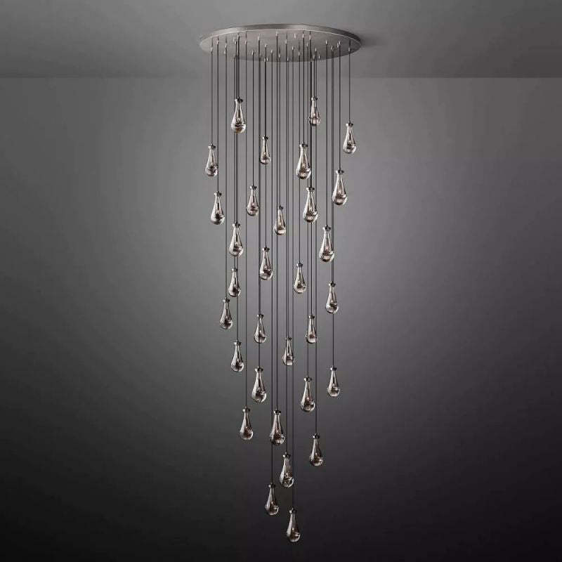 Raindrops Round Chandelier 60"