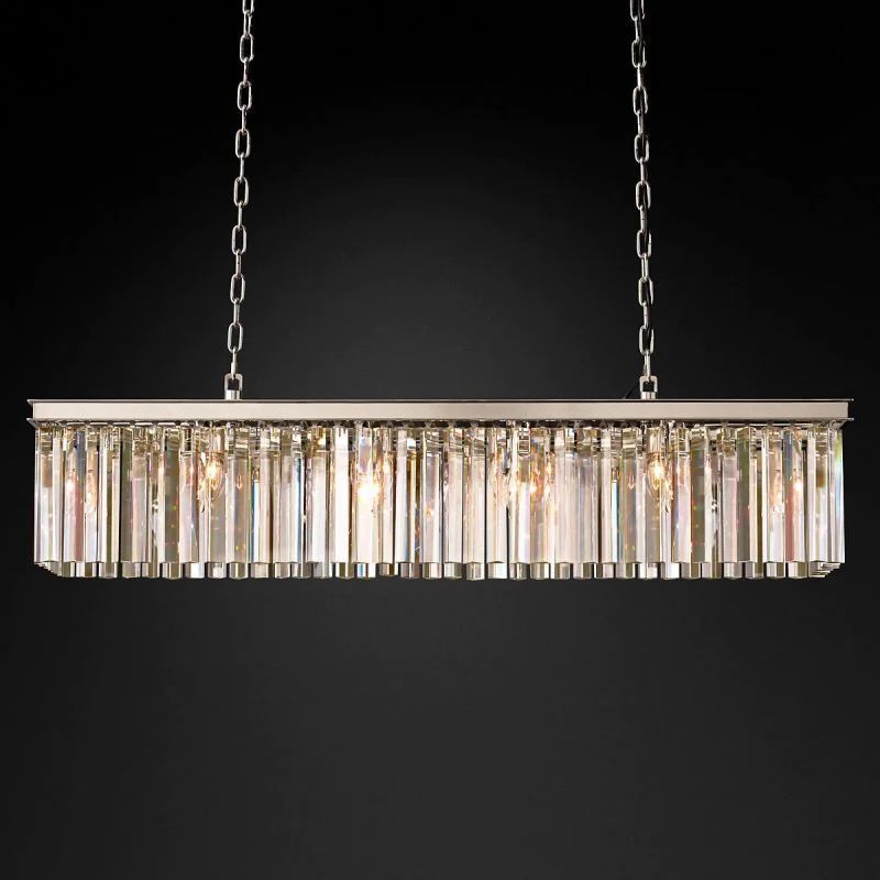 Raly Rectangular Chandelier 49"W/60"W-Fullstarlighting