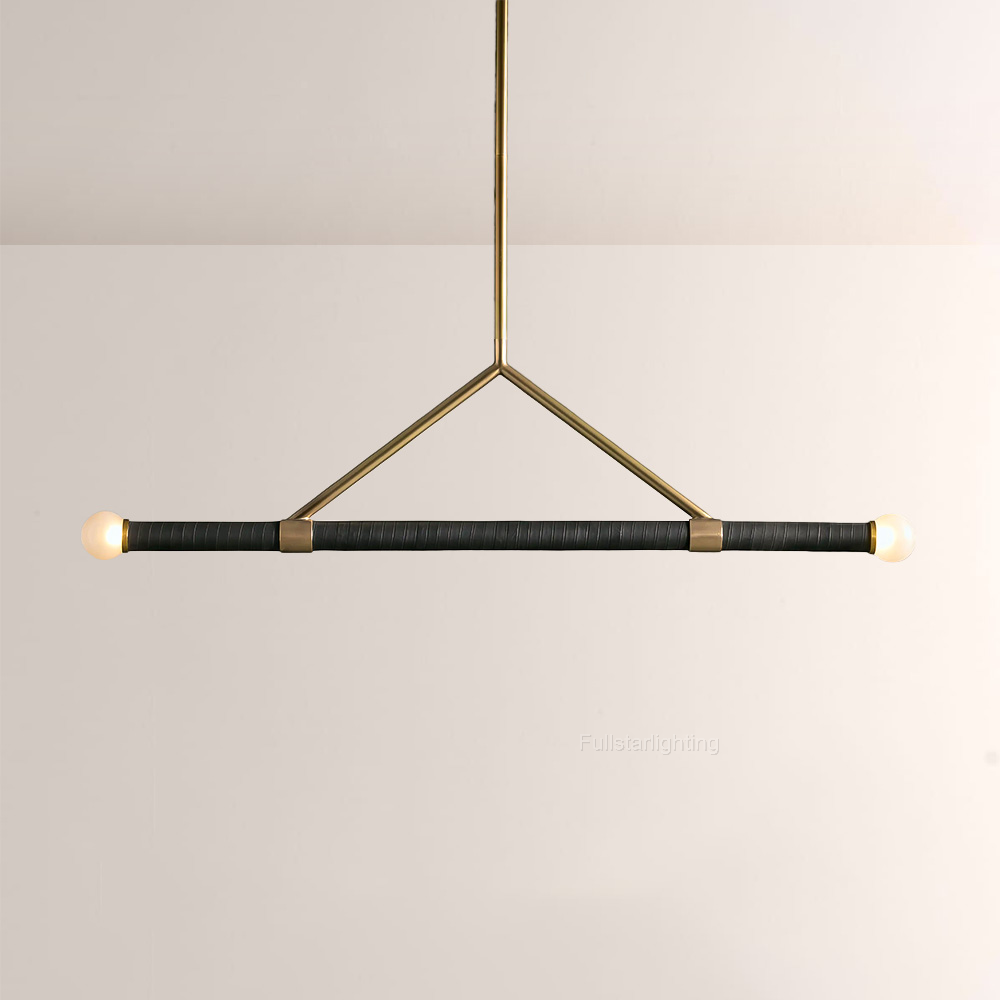 Randall Leather Pendant-Fullstarlighting
