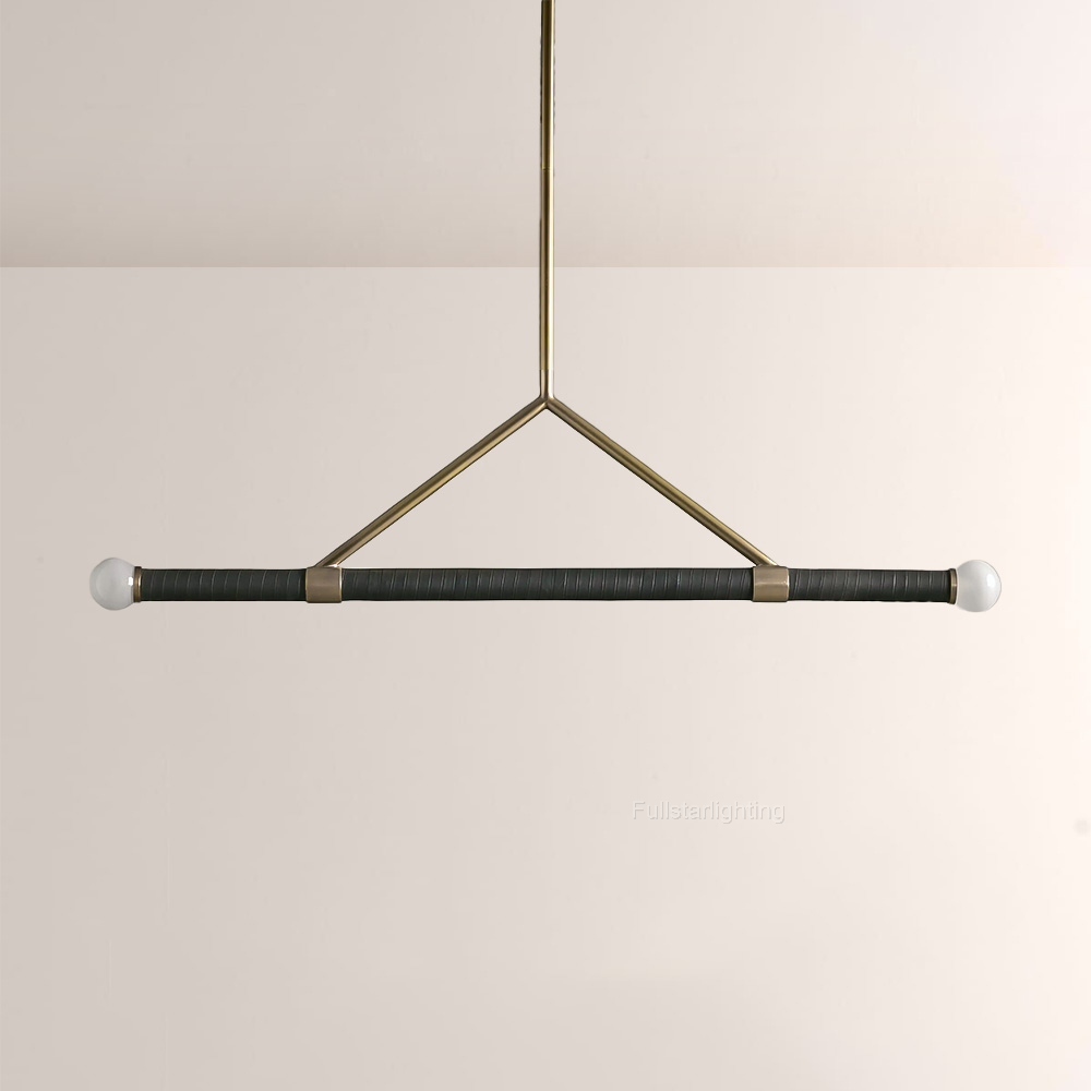 Randall Leather Pendant-Fullstarlighting