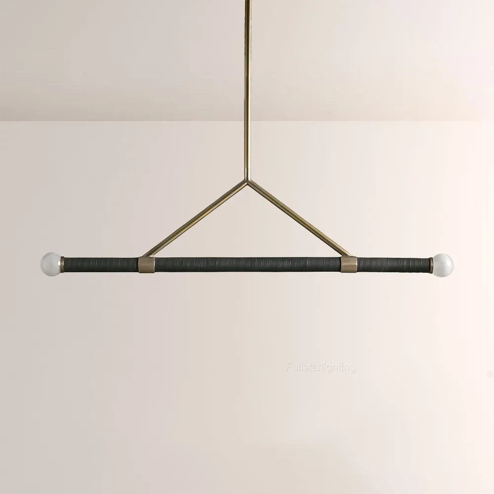 Randall Leather Pendant-Fullstarlighting