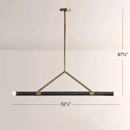 Randall Leather Pendant-Fullstarlighting