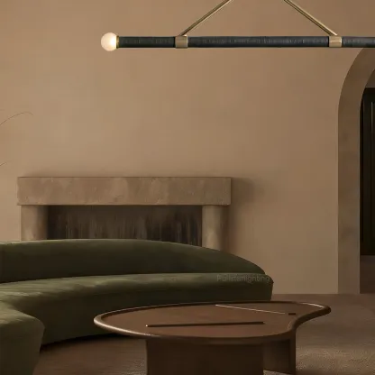 Randall Leather Pendant-Fullstarlighting