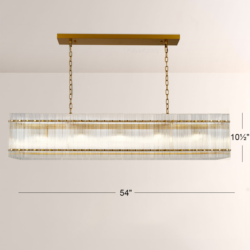 Mara Rectangular Chandelier 54''
