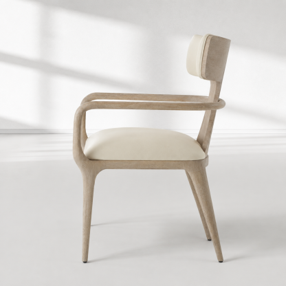 Repose Upholstered Dining Armchair-Fullstarlighting