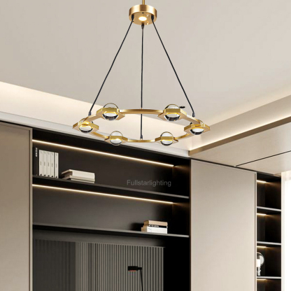 Genius Round Chandelier 36"