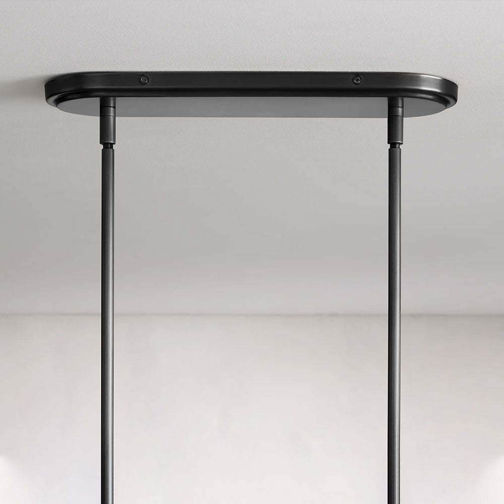 Rhodes Linear Chandelier 5/6 Light For Living Room-Fullstarlighting