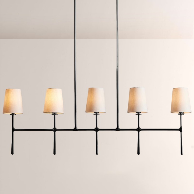 Rhodes Linear Chandelier 5/6 Light