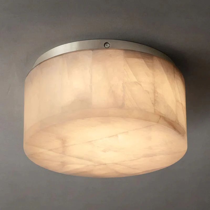 Richel Calcite Round Flushmount 6"10"14"-Fullstarlighting