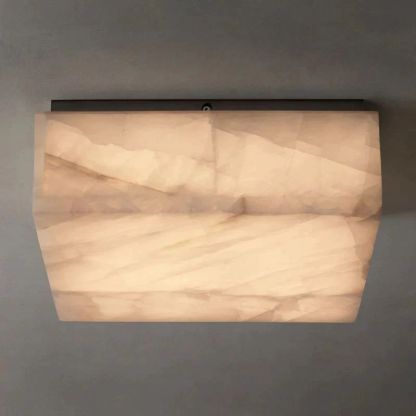 Richel Calcite Square Flushmount 6"10"14"-Fullstarlighting