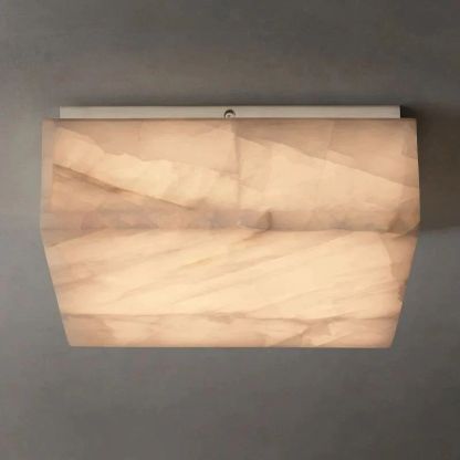 Richel Calcite Square Flushmount 6"10"14"-Fullstarlighting