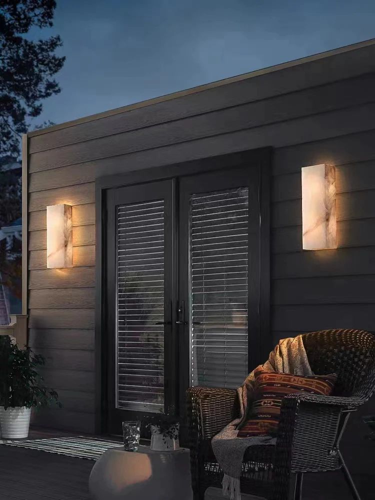 Richel Calcite Wall Sconce-Fullstarlighting