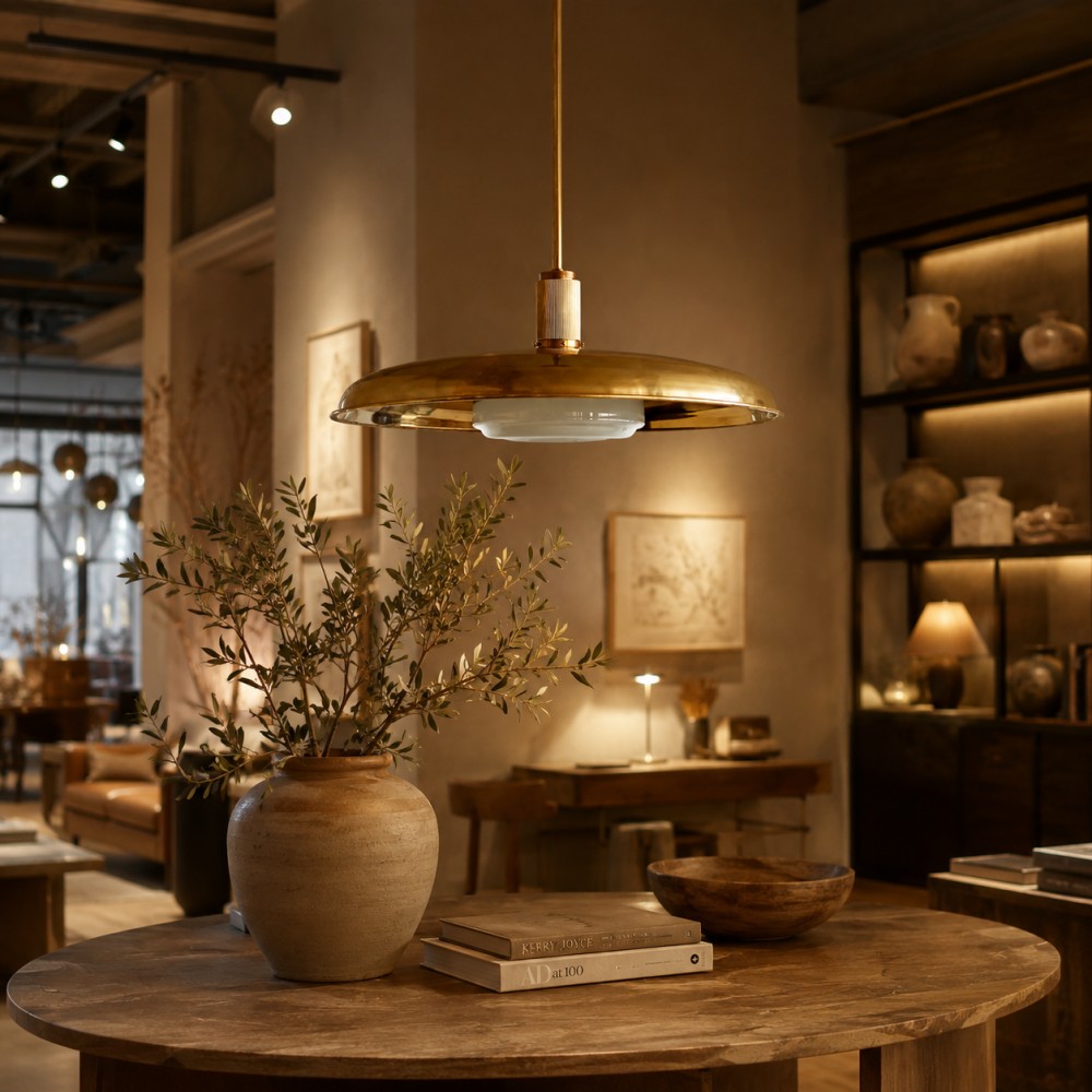 Roman and Williams Guild Oscar Pendant Light-Fullstarlighting