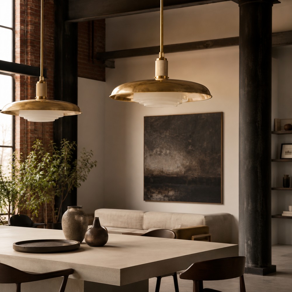 Roman and Williams Guild Oscar Pendant Light-Fullstarlighting