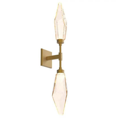Rock Crystal Double Wall Sconce-Fullstarlighting