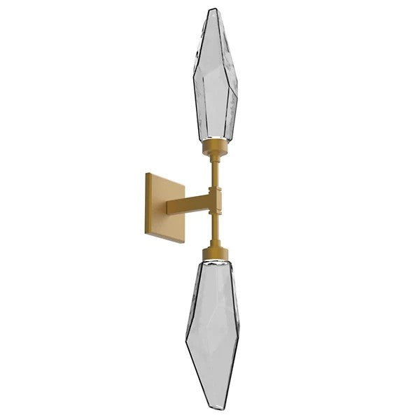 Rock Crystal Double Wall Sconce-Fullstarlighting