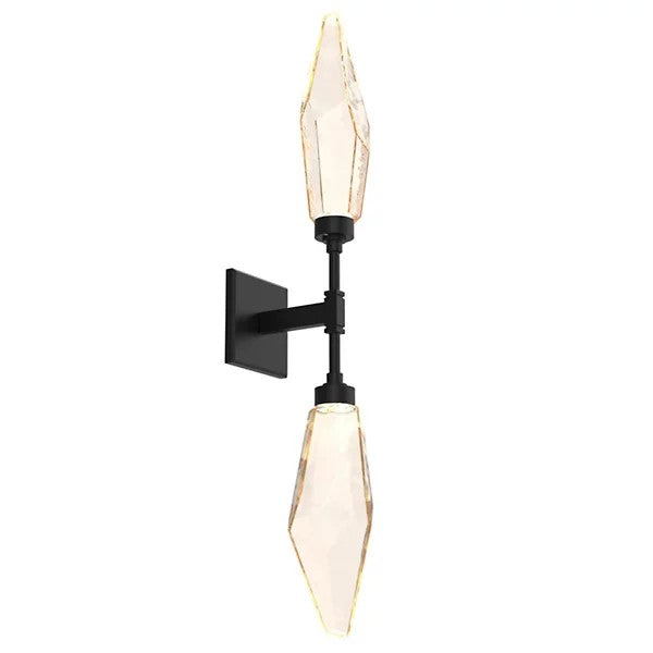 Rock Crystal Double Wall Sconce-Fullstarlighting