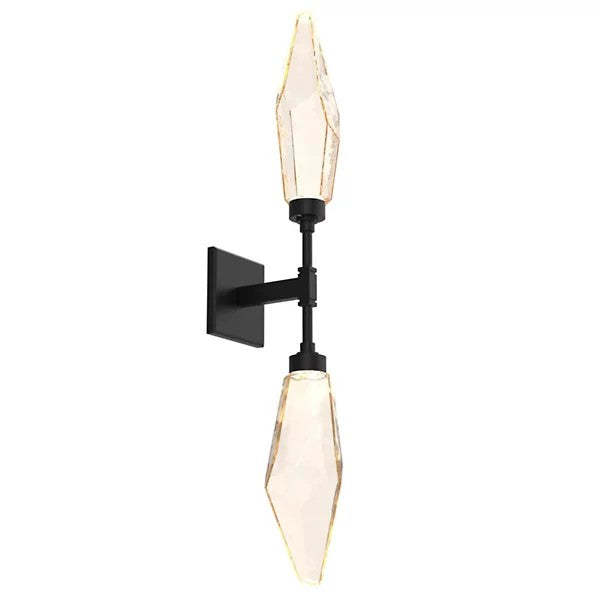 Rock Crystal Double Wall Sconce-Fullstarlighting