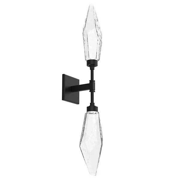 Rock Crystal Double Wall Sconce-Fullstarlighting