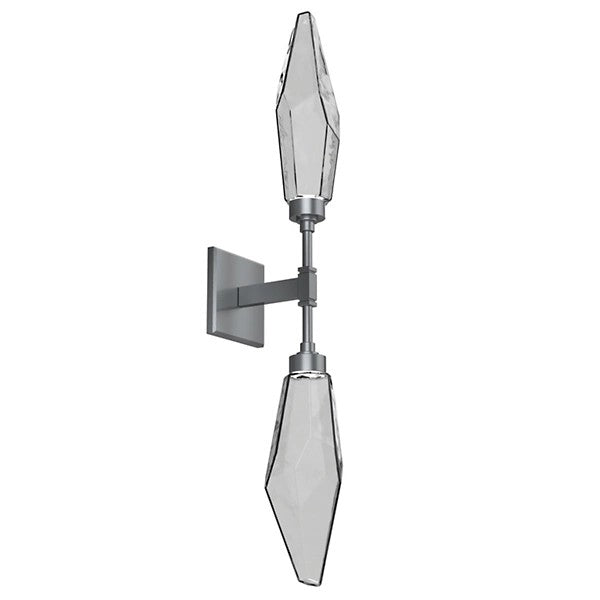 Rock Crystal Double Wall Sconce-Fullstarlighting