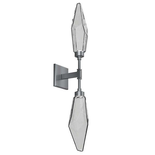 Rock Crystal Double Wall Sconce-Fullstarlighting